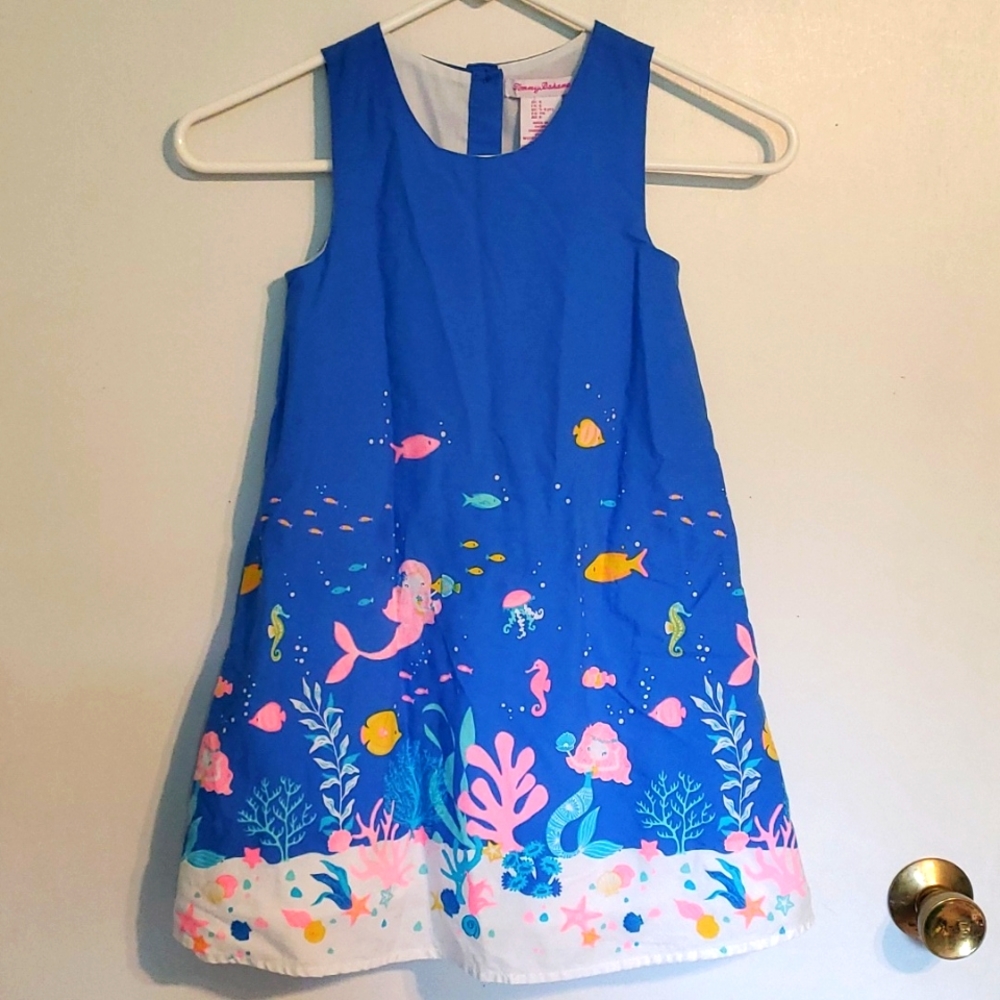 Tommy Bahama girls 6 blue under the sea mermaid 🧜‍♀️ dress